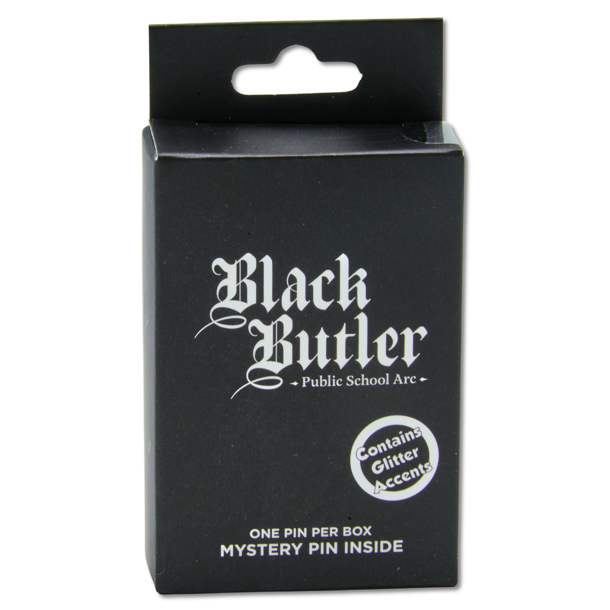 Black Butler Mystery Enamel Pin Blind Box Series, Sapphire Owl House Crest, Green Lion House Crest, Scarlet Fox House Crest, Violet Wolf House Crest, Public School Arc Title Logo, or Kanji Title Logo Blind Box Pins Black Butler