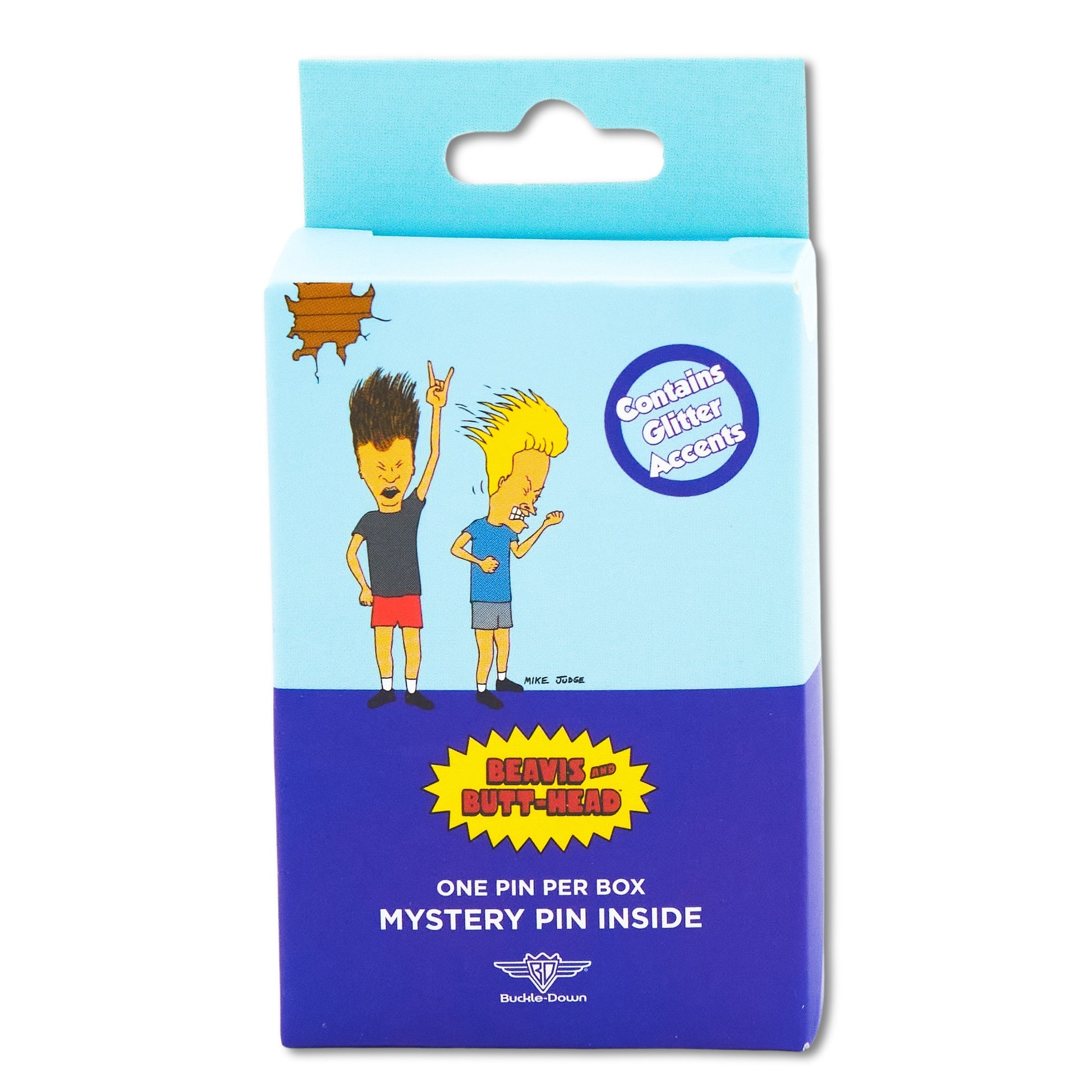 Beavis and Butt-Head Mystery Enamel Pin Blind Box Series, Title Logo, Burger World, Beavis, Butt-Head, or Butt-Head Pipe Blind Box Pins MTV