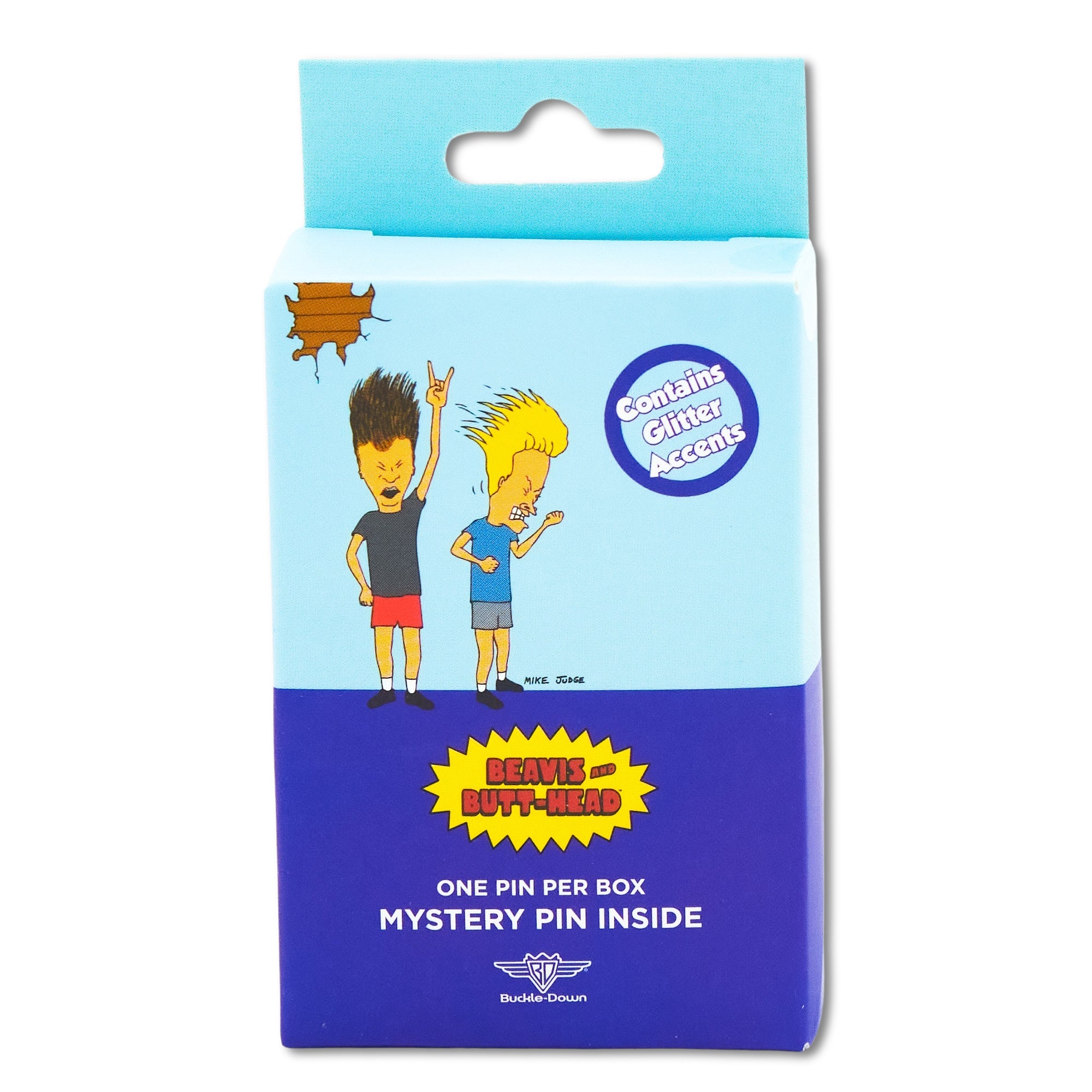 Beavis and Butt-Head Mystery Enamel Pin Blind Box Series, Title Logo, Burger World, Beavis, Butt-Head, or Butt-Head Pipe Blind Box Pins MTV
