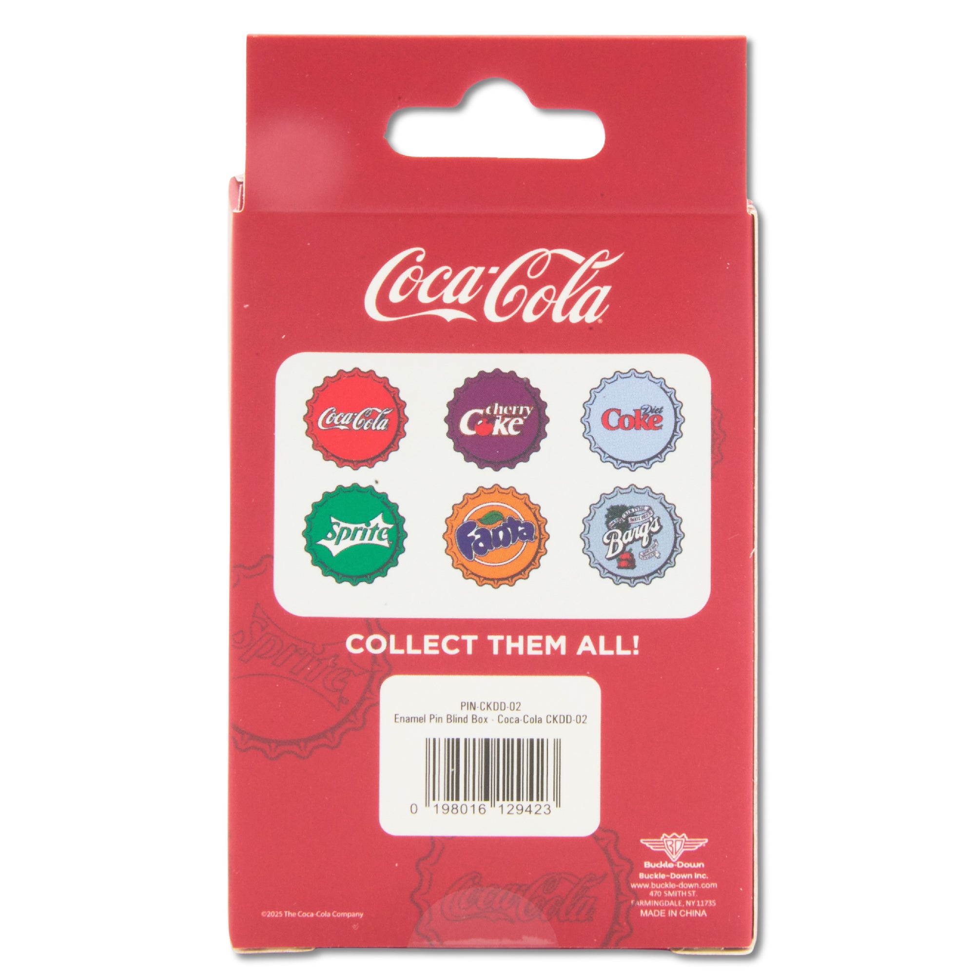 Coca-Cola Bottle Caps Mystery Enamel Pin Blind Box Series, Coca-Cola, Coca-Cola Cherry, Diet Coke, Sprite, Fanta Orange, or Barq's Root Beer Blind Box Pins Coca-Cola