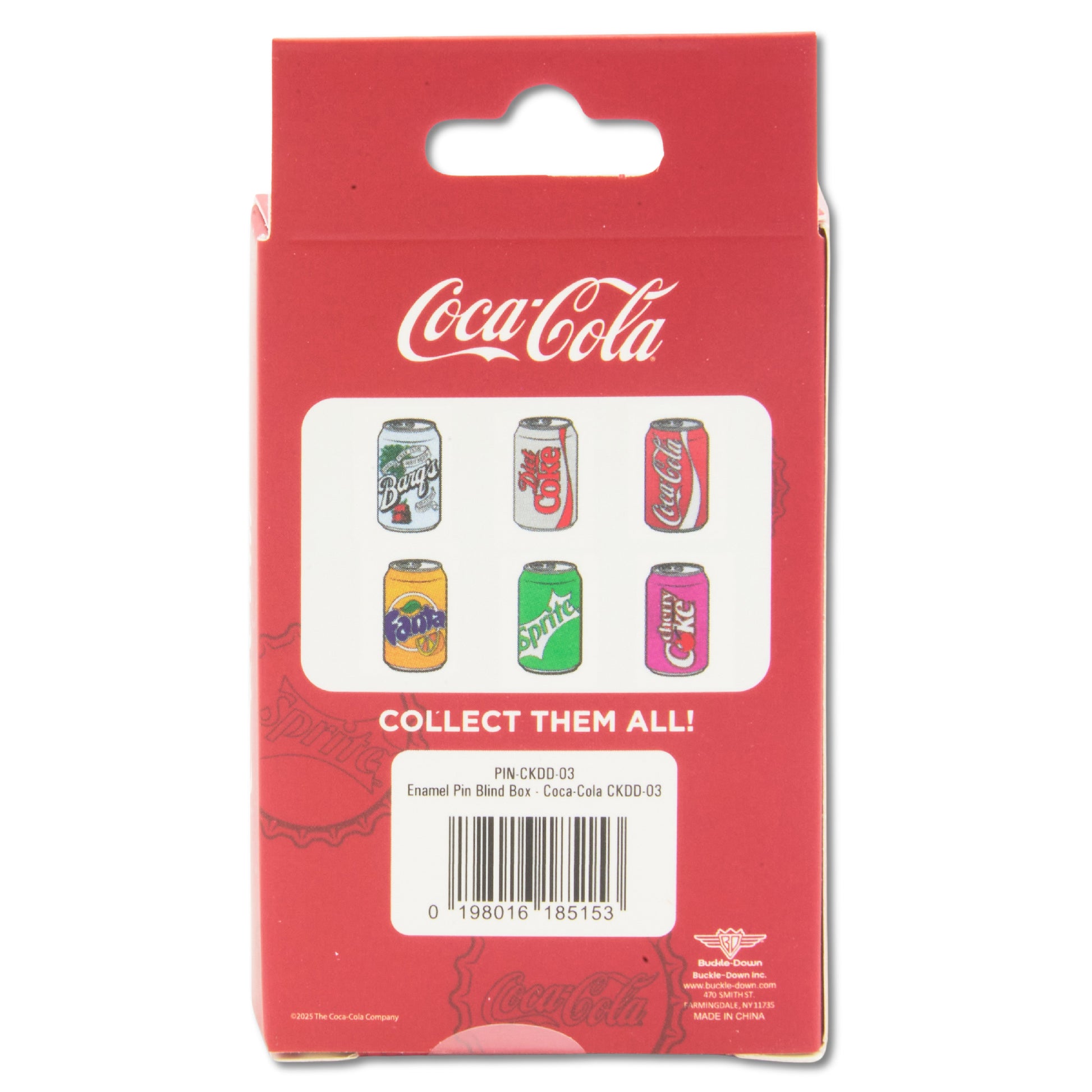 Coca-Cola Soft Drink Cans Mystery Enamel Pin Blind Box Series, Coca-Cola, Coca-Cola Cherry, Diet Coke, Sprite, Fanta Orange, or Barq's Root Beer Blind Box Pins Coca-Cola