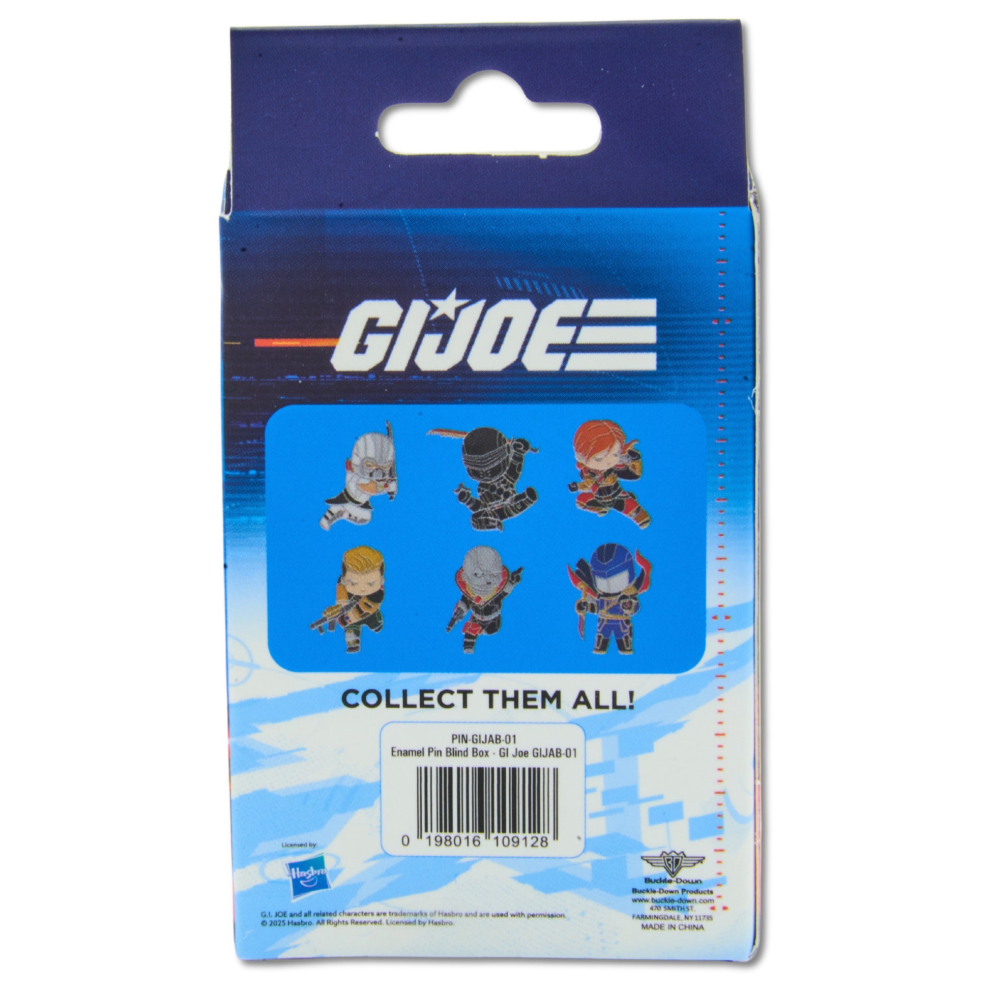 GI Joe Chibi Mystery Enamel Pin Blind Box Series, Storm Shadow, Cobra Command, Destro, Duke, Scarlett, or Snake Eyes Blind Box Pins GI Joe
