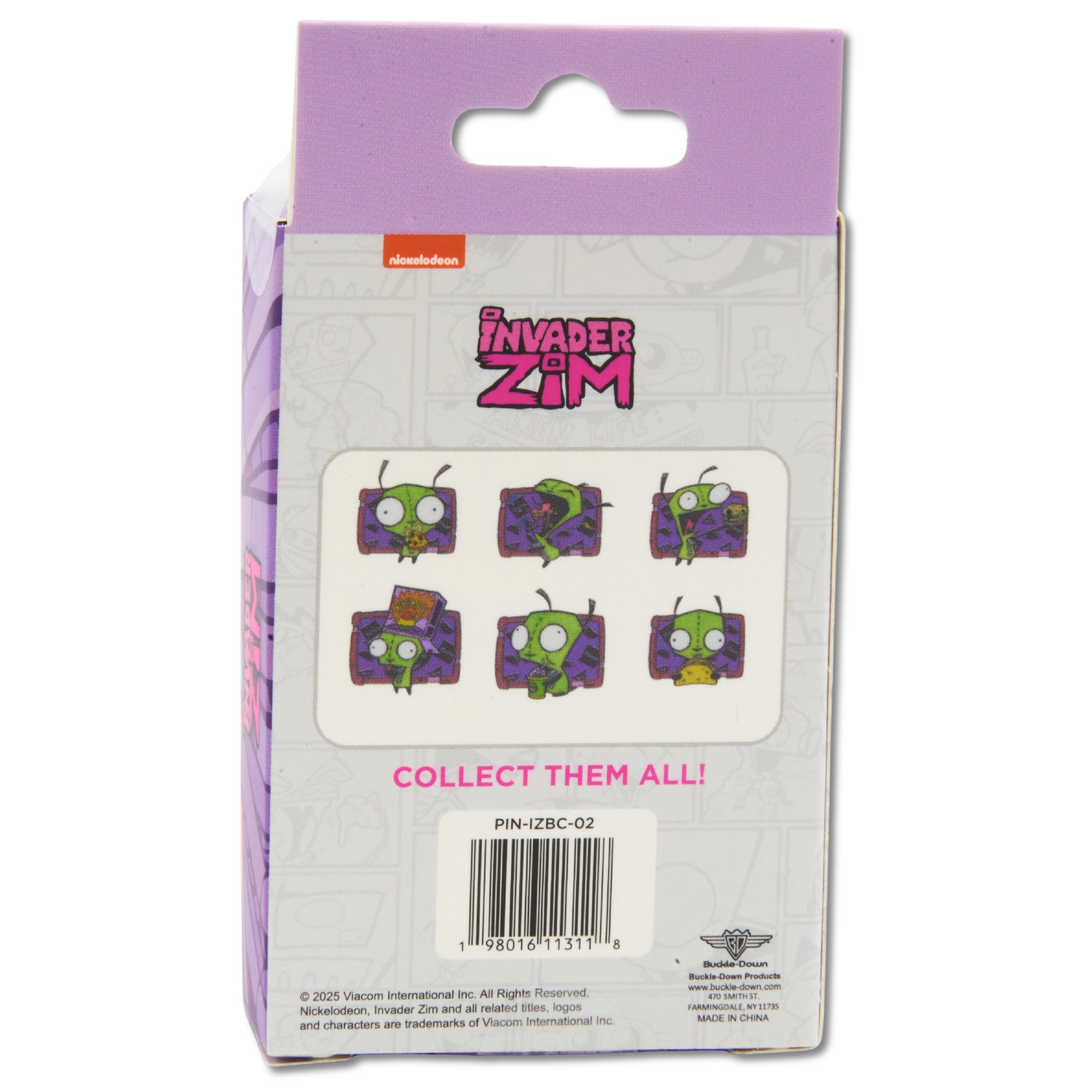 Invader Zim Mystery Enamel Pin Blind Box Series, Gir Krixpy Box, Hamburger, Slushie, Pizza, Taco or Snack Attack Blind Box Pins Invader Zim