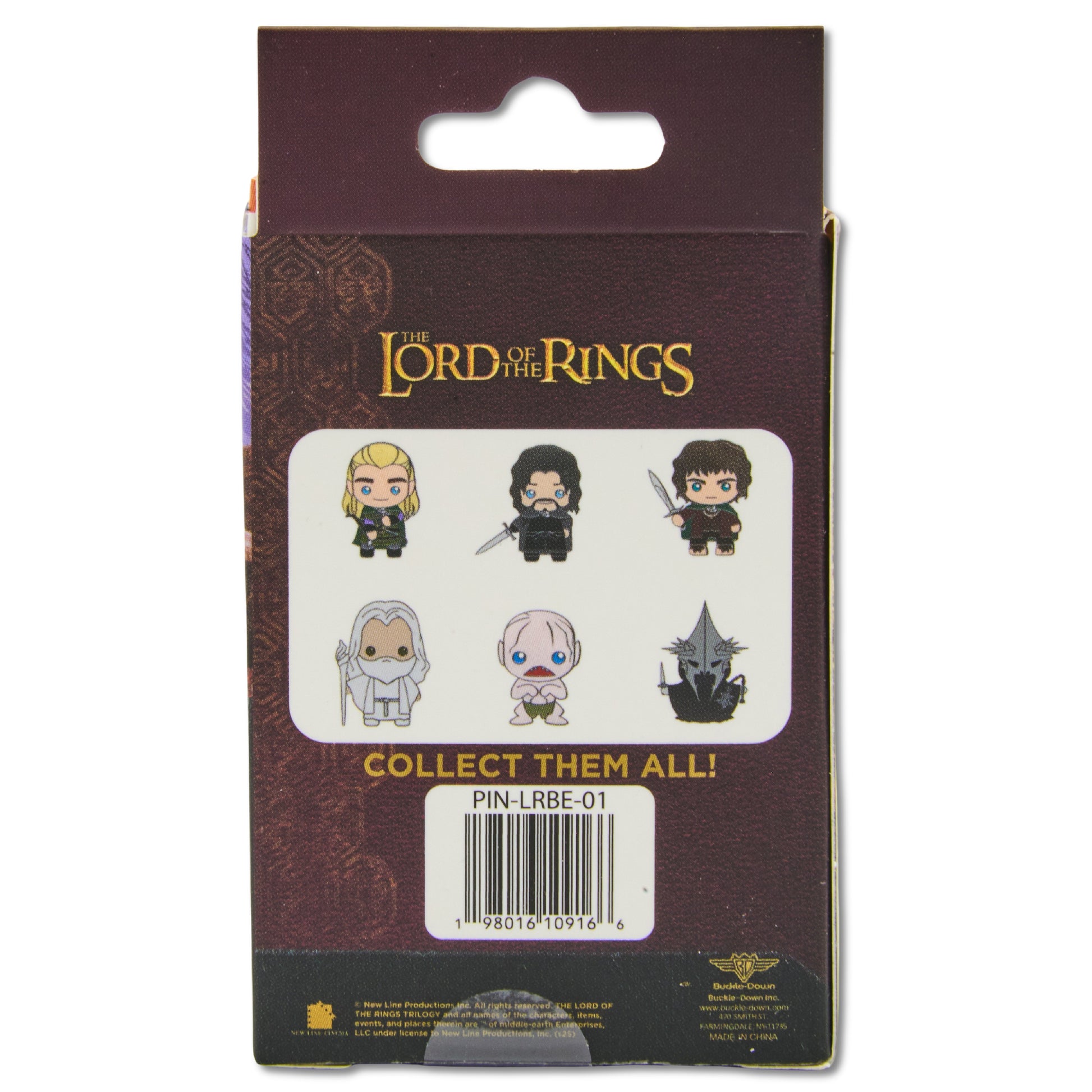 The Lord of the Rings Chibi Mystery Enamel Pin Blind Box Series, Aragorn, Frodo, Gandalf, Gollum, Legolas, or Nazgul Ringwraith Blind Box Pins The Lord of the Rings
