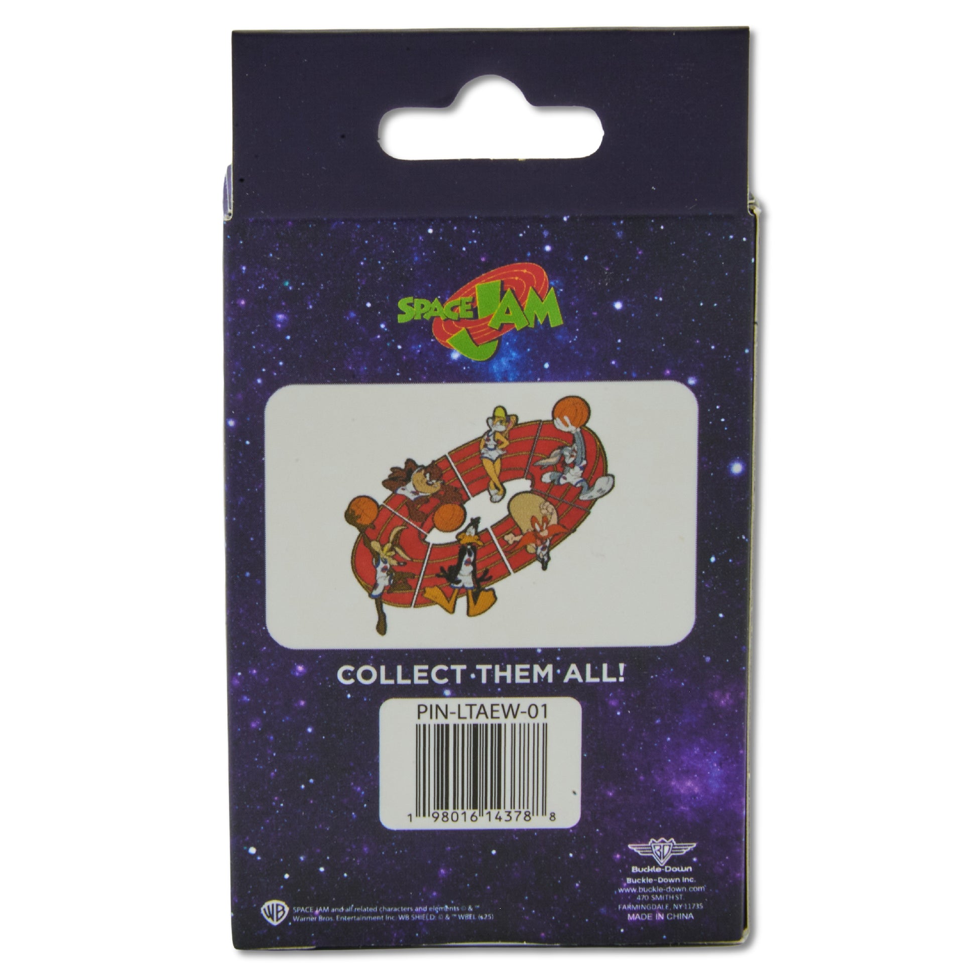 Looney Tunes Space Jam Mystery Enamel Pin Blind Box Series, Bugs Bunny, Wile E. Coyote, Daffy Duck, Lola Bunny, Taz Tasmanian Devil, or Yosemite Sam Blind Box Pins Looney Tunes