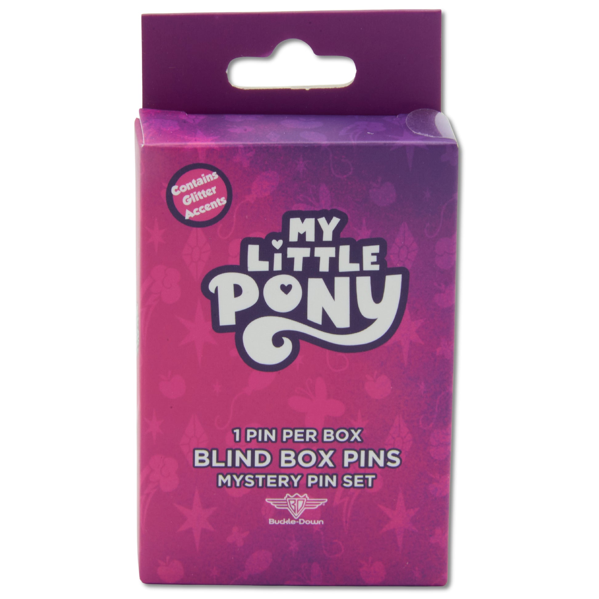 My Little Pony Mystery Enamel Pin Blind Box Series, Applejack, Fluttershy, Pinkie Pie, Rainbow Dash, Rarity, Twilight Sparkle Blind Box Pins My Little Pony