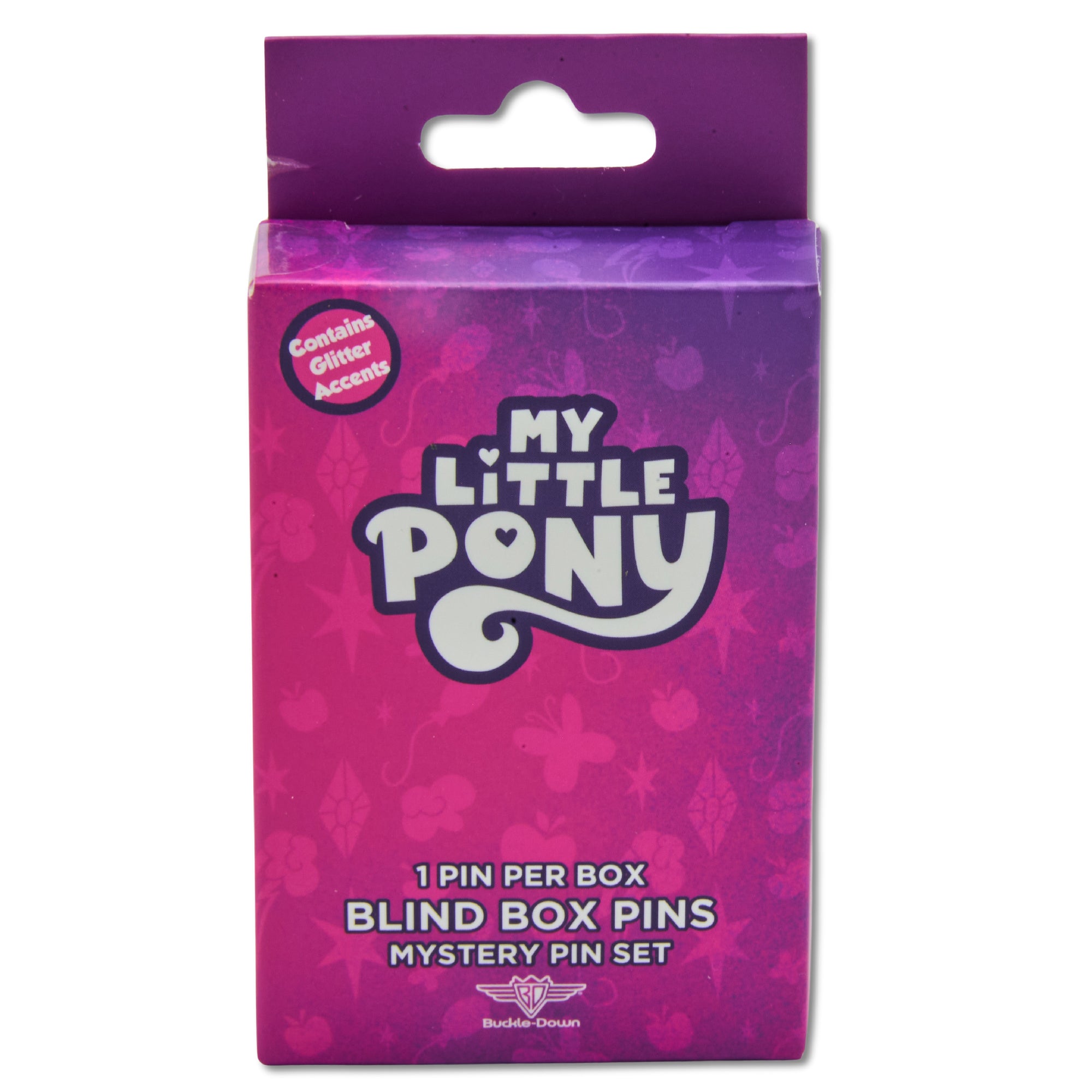 My Little Pony Interactive Mystery Enamel Pin Blind Box Series, Applejack, Fluttershy, Pinkie Pie, Rainbow Dash, Rarity, Twilight Sparkle Blind Box Pins My Little Pony