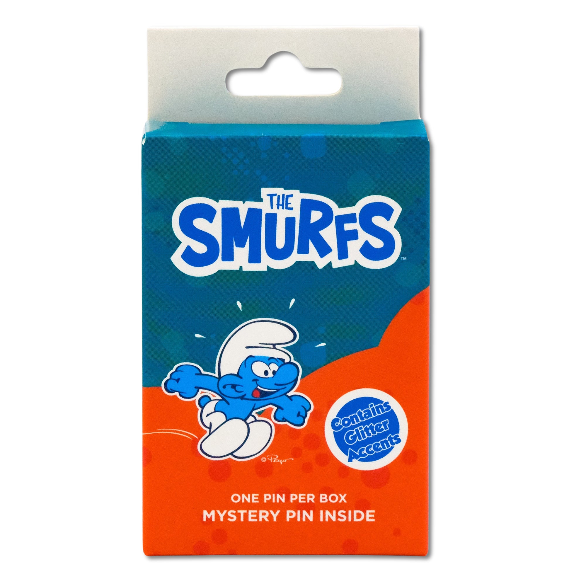 The Smurfs Working Mystery Enamel Pin Blind Box Series, Pilot, Blacksmith, Mechanic, Postman, Waiter, or Hostess