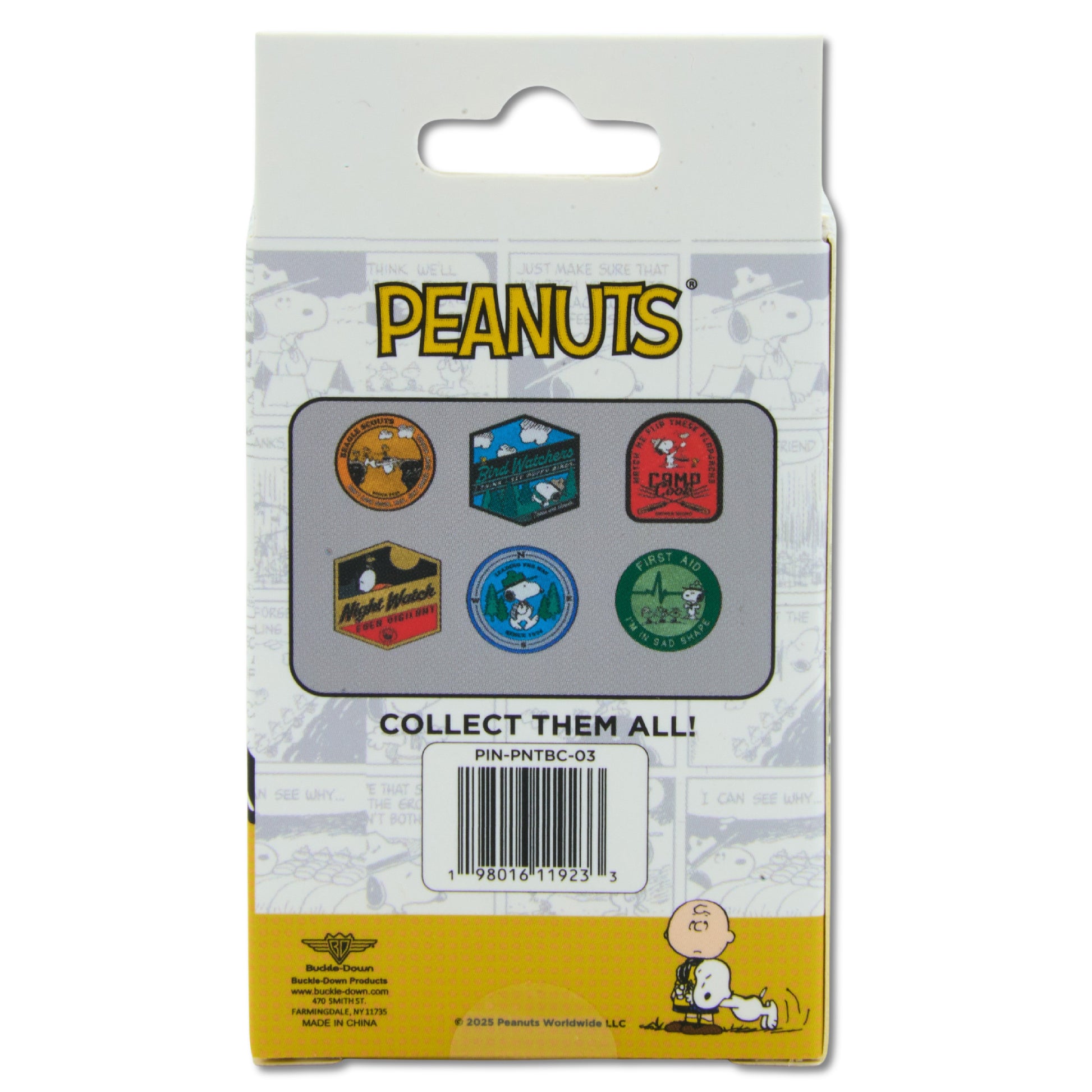 Peanuts Beagle Scouts Badge Mystery Enamel Pin Blind Box Series, Bird Watchers, Camp Cook, First Aid, Night Watch, Leading the Way, or Beagle Scouts March Blind Box Pins Peanuts