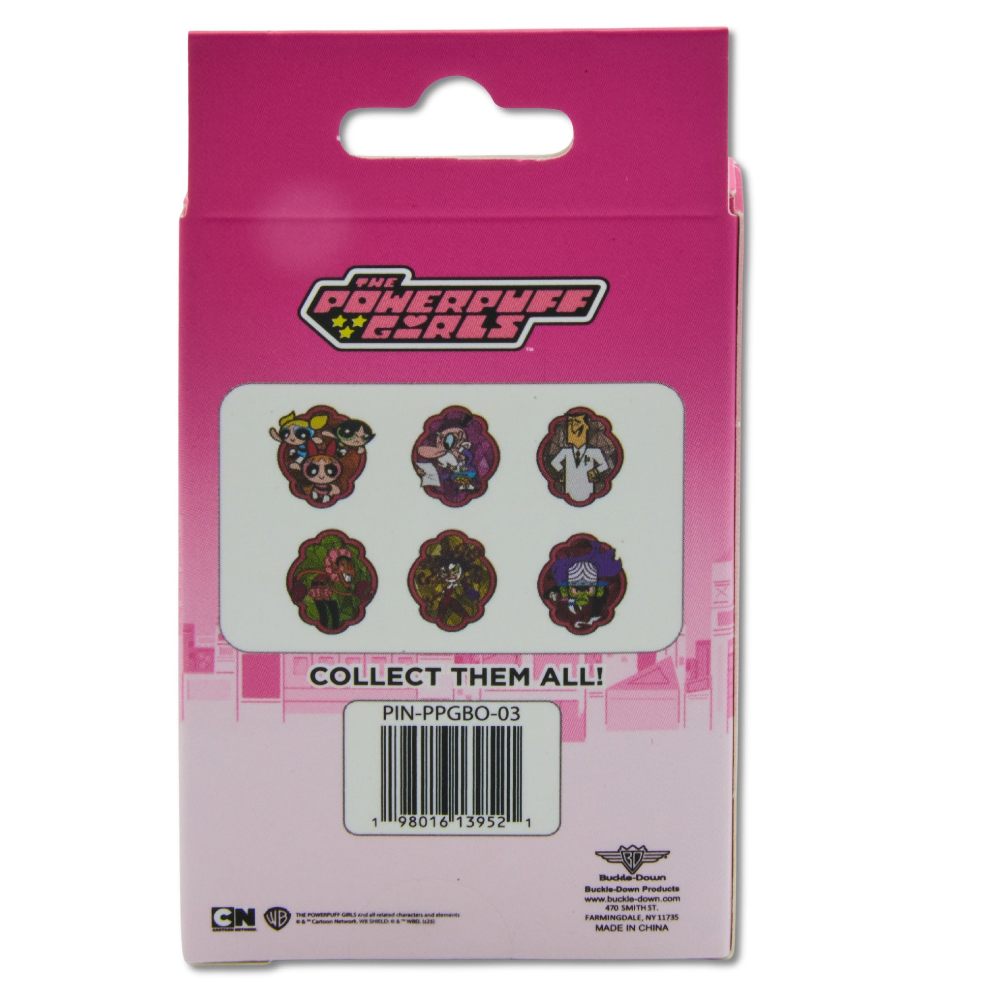 Powerpuff Girls Mystery Enamel Pin Blind Box Series, Powerpuff Girls Group, Professor, Mojo Jojo, Mayor of Townsville, HIM, or Sedusa Blind Box Pins Powerpuff Girls