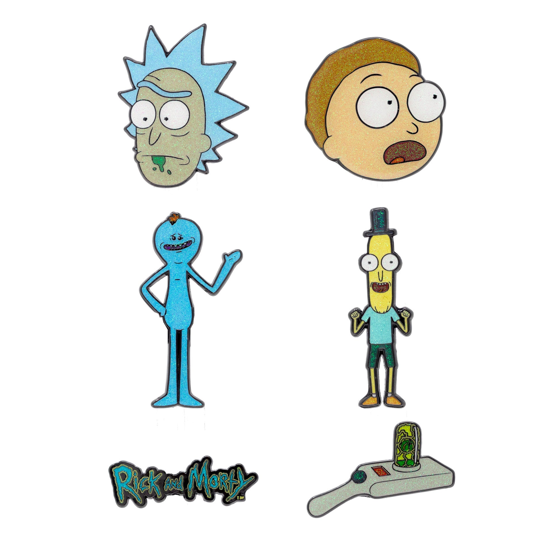 buckle down Rick and Morty Mystery Enamel Pin Blind Box Series