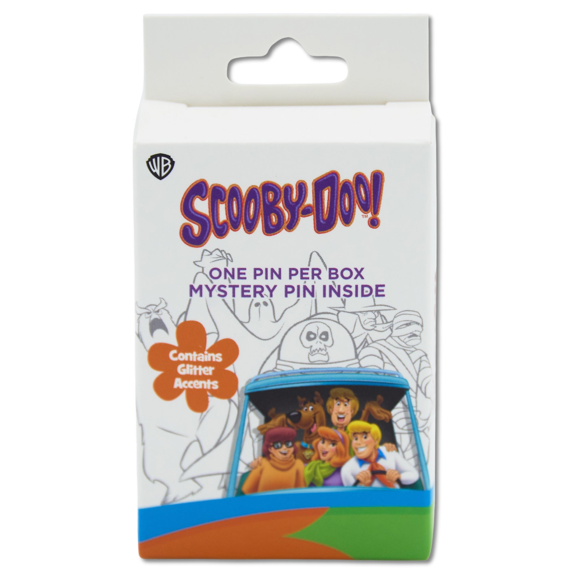 Scooby Doo Gang Mystery Enamel Pin Blind Box Series, Scooby, Shaggy, Velma, Daphne, Fred or Scrappy Blind Box Pins Scooby Doo