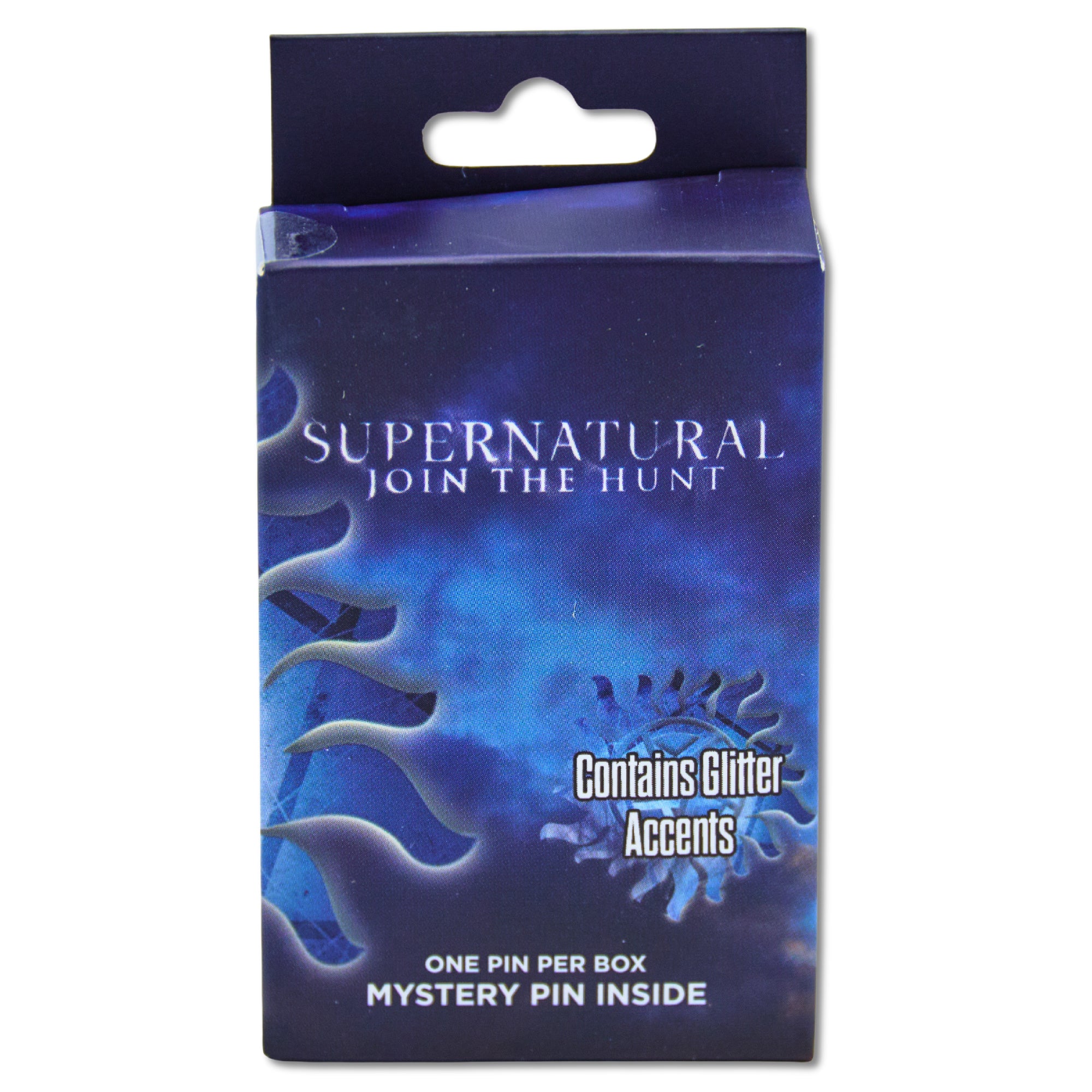 Supernatural Mystery Enamel Pin Blind Box Series, Join the Hunt Logo, Hey Ass-Butt, Cherry Pie, Cherry Pie Slice, Tulpa Tibetan Spirit Sigil, or Winchester Bros Mix Tape Blind Box Pins Supernatural