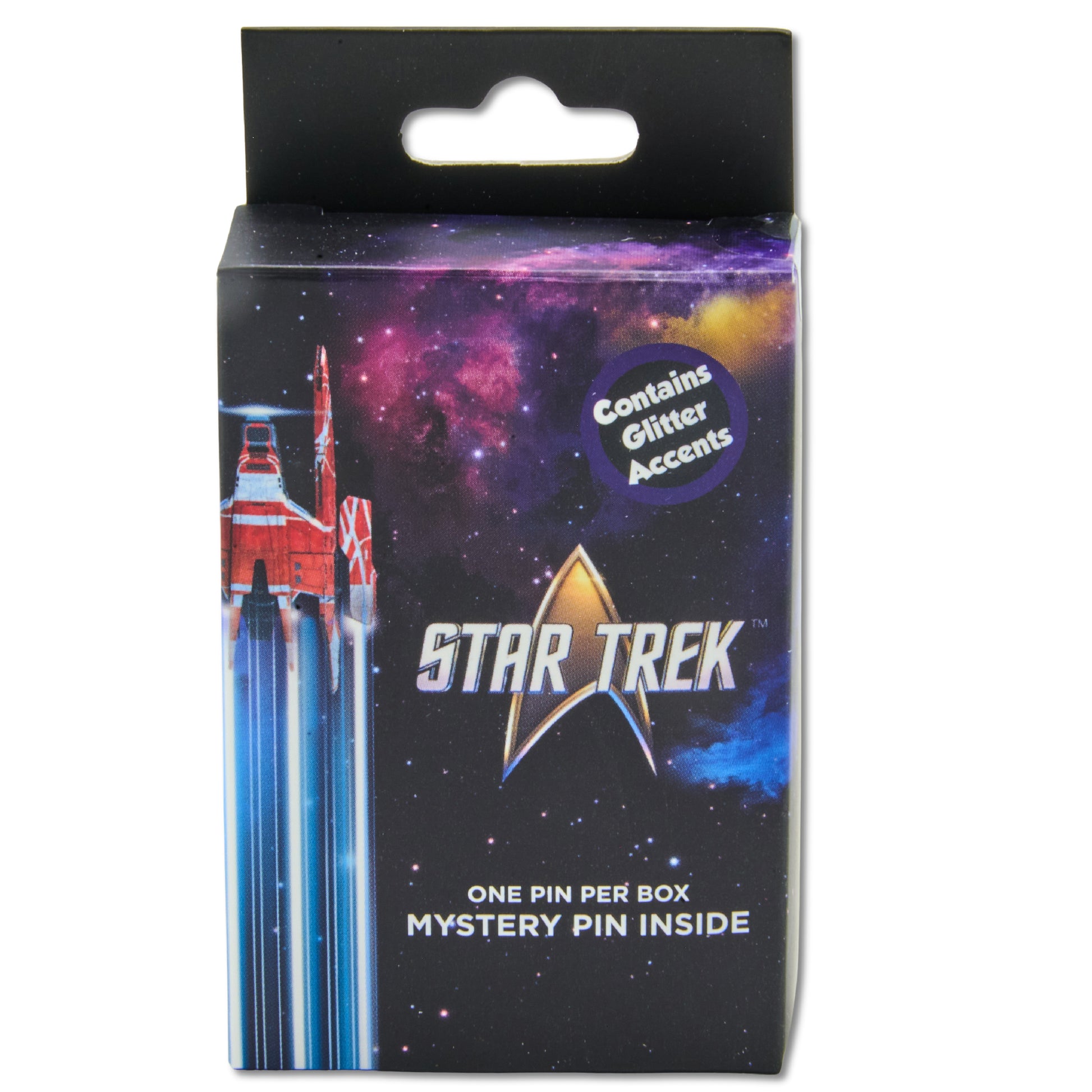 Star Trek Mystery Enamel Pin Blind Box Series, Starfleet Headquarters, Picard Title Logo, La Sirena Insignia, The Raptor's Wings Insignia, Starfleet Insignia, or The Fenris Rangers Insignia Blind Box Pins Star Trek