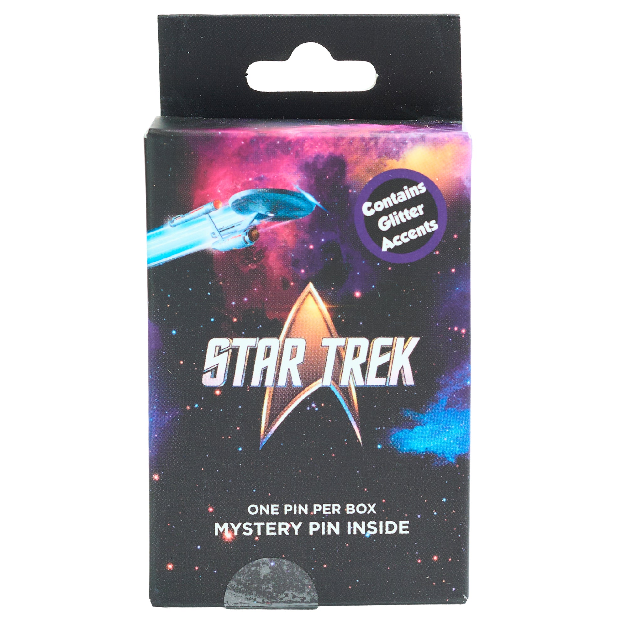 Star Trek Chibi Mystery Enamel Pin Blind Box Series, Starship Enterprise, Captain Kirk, Dr McCoy, Spock, Orion Slave Girl, or Uhura Blind Box Pins Star Trek
