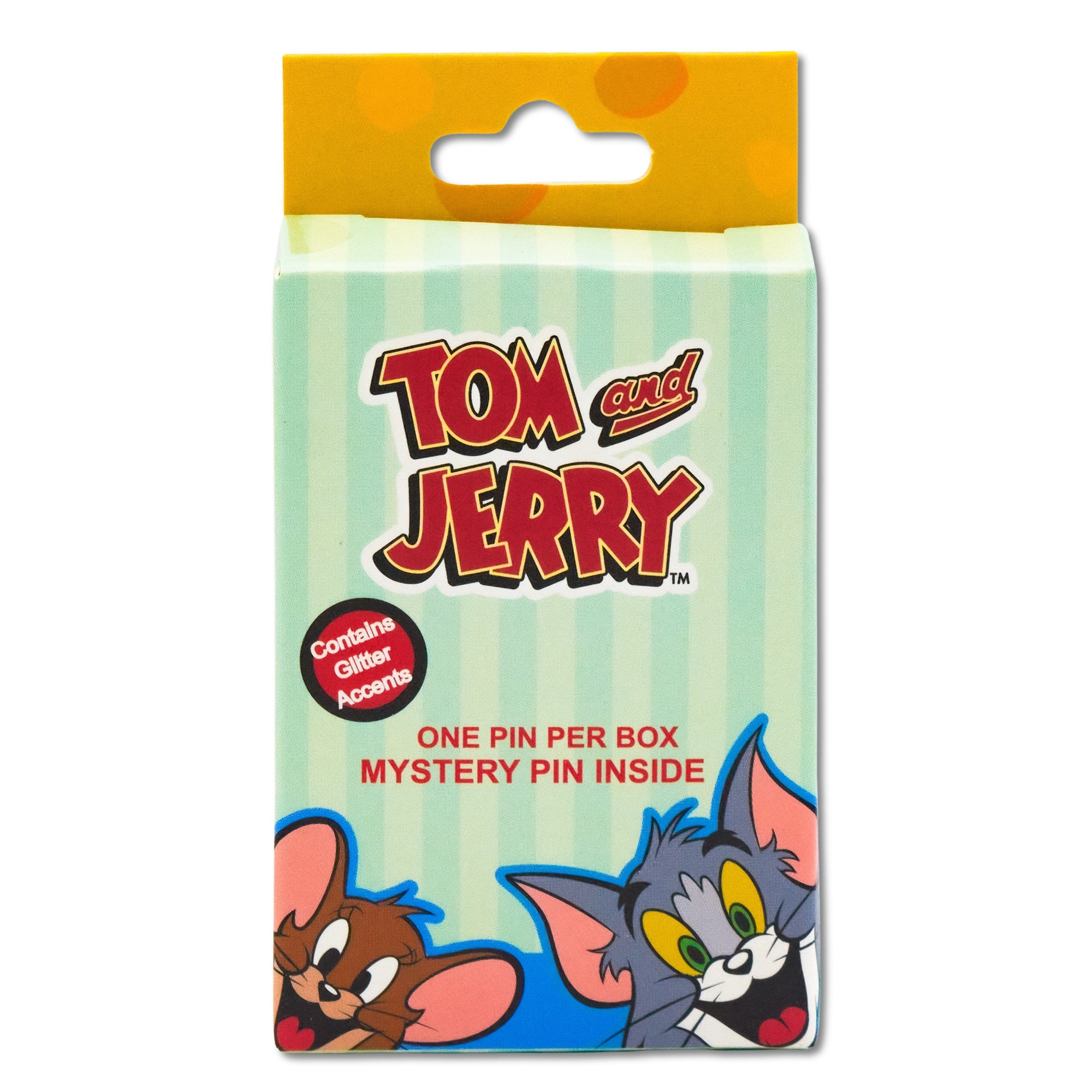 Tom and Jerry Interactive Mystery Enamel Pin Blind Box Series, Music, Jump Rope, Airplane, Cheese, Skateboard, or Chasing