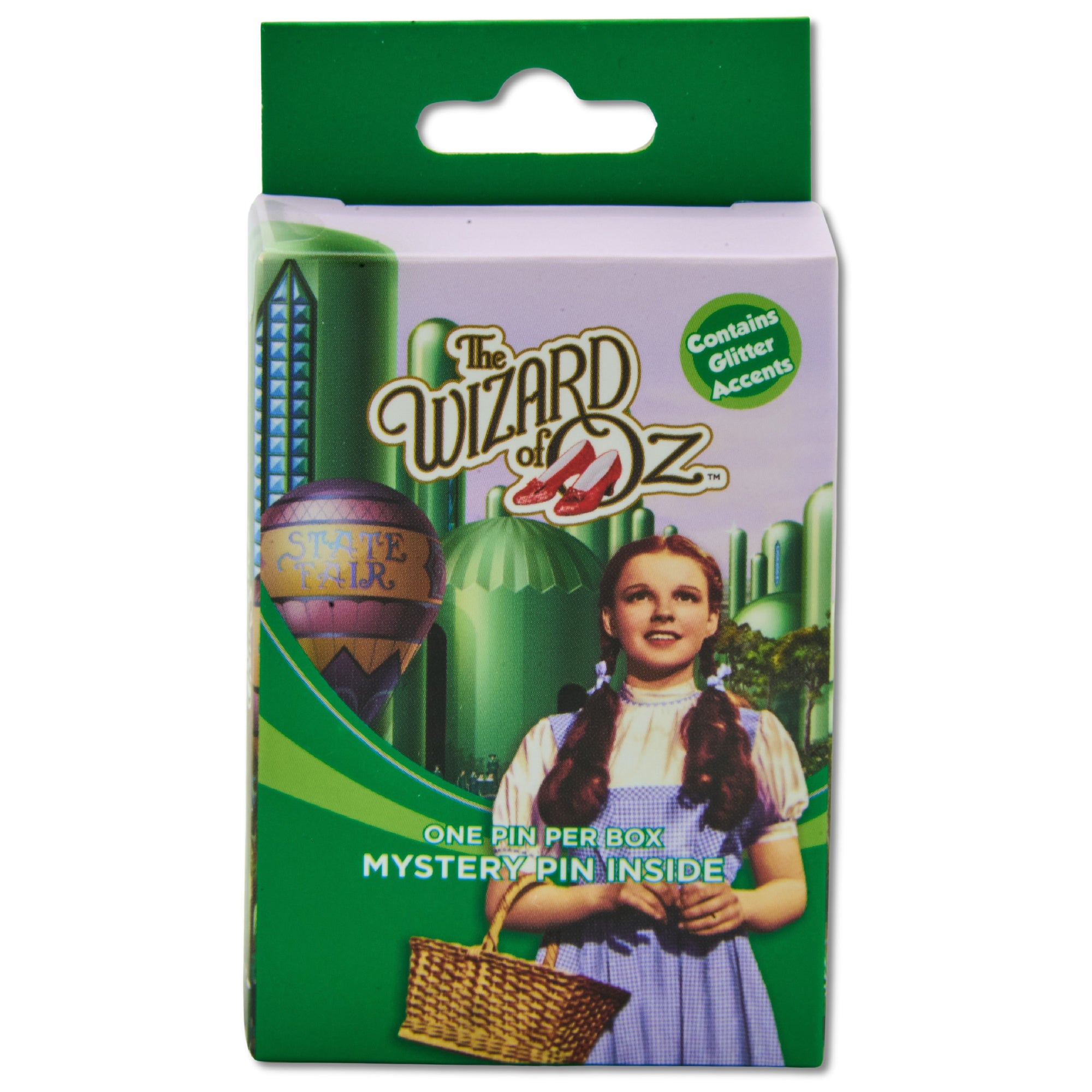 The Wizard of Oz Emerald City Mystery Enamel Pin Blind Box Series, Dorothy, Glinda, Wicked Witch, Tinman, Scarecrow, or Cowardly Lion Blind Box Pins The Wizard of Oz