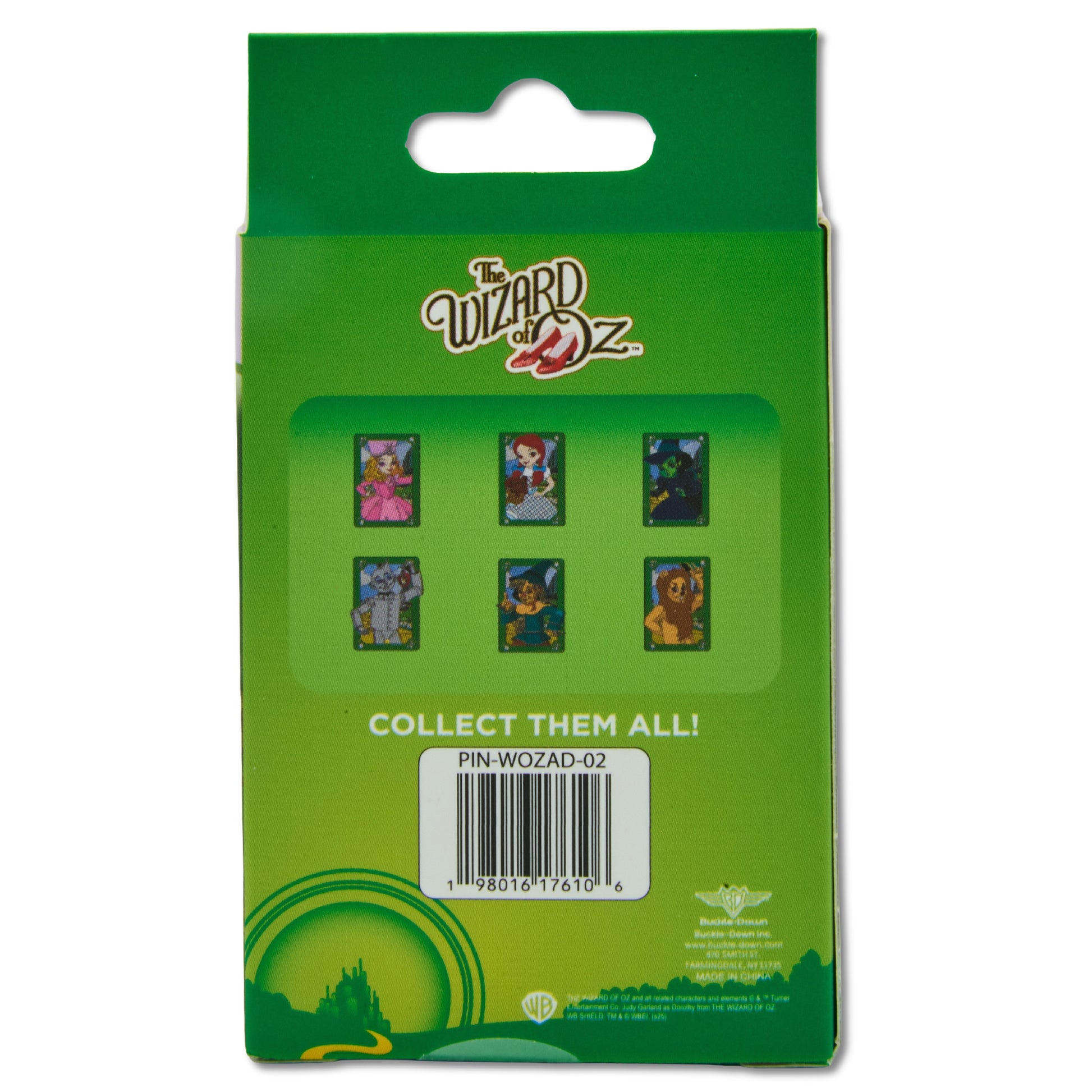 The Wizard of Oz Emerald City Mystery Enamel Pin Blind Box Series, Dorothy, Glinda, Wicked Witch, Tinman, Scarecrow, or Cowardly Lion Blind Box Pins The Wizard of Oz