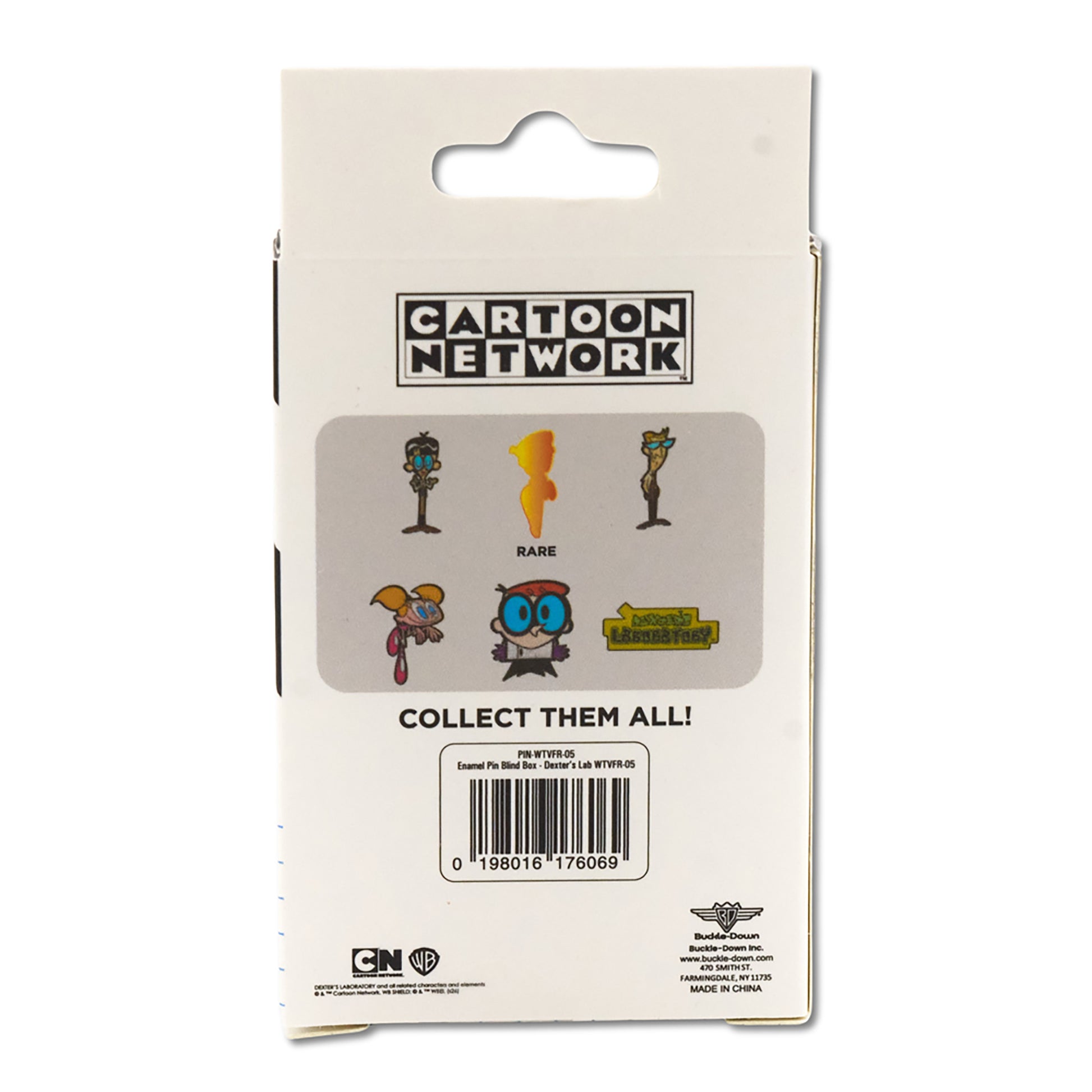 Dexter's Laboratory Mystery Enamel Pin Blind Box Series, Dexter, Dee Dee, Dad, Mom, Mandark, or Title Logo Blind Box Pins Dexter's Laboratory