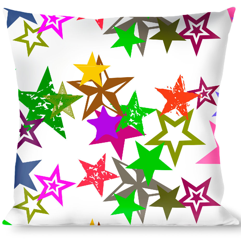Pillow - THROW - Stargazer White/Multi Color Throw Pillows Buckle-Down