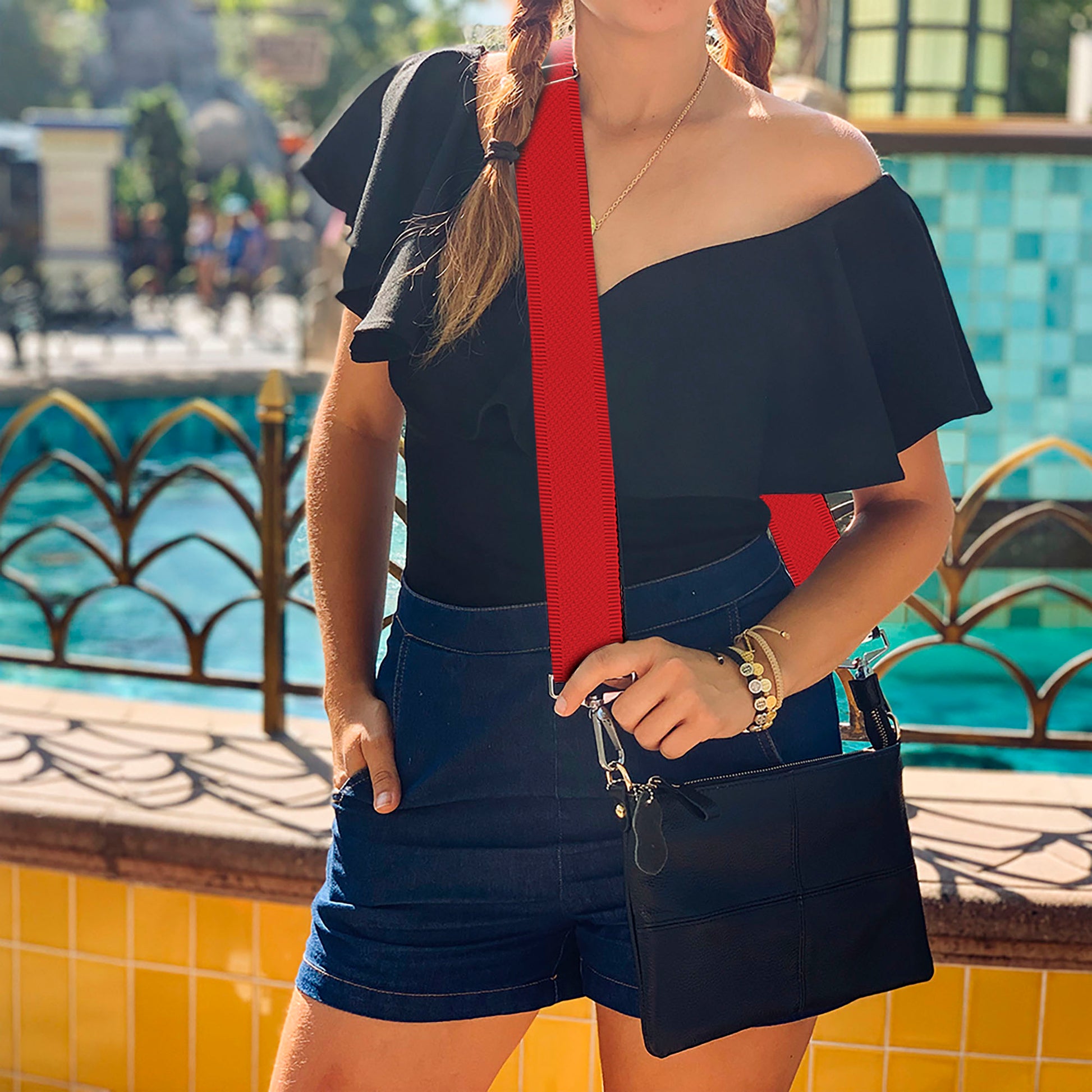 Purse Strap - Red Purse Straps Buckle-Down