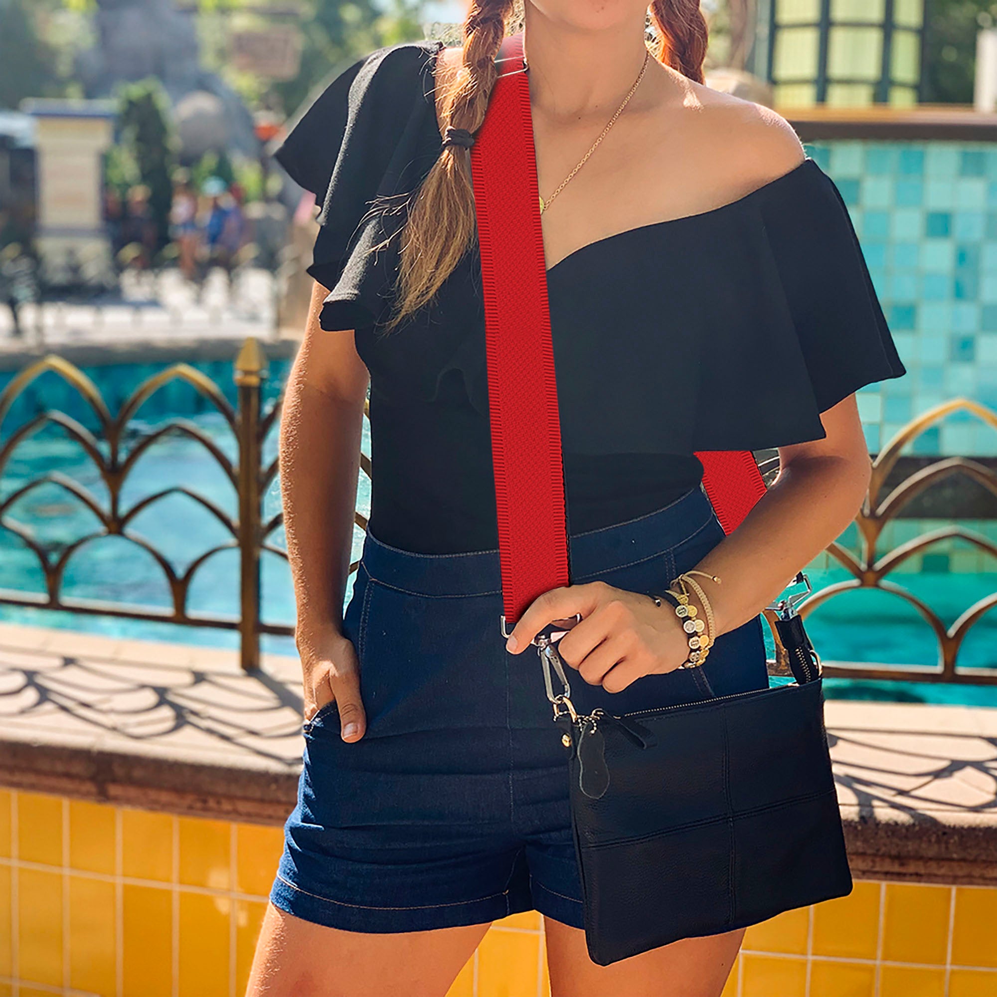 Purse Strap - Red Purse Straps Buckle-Down