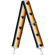 Purse Strap - Flag Bear Pride2 Black/Brown/Orange/Yellow/Tan/White/Gray/Black Purse Straps Buckle-Down