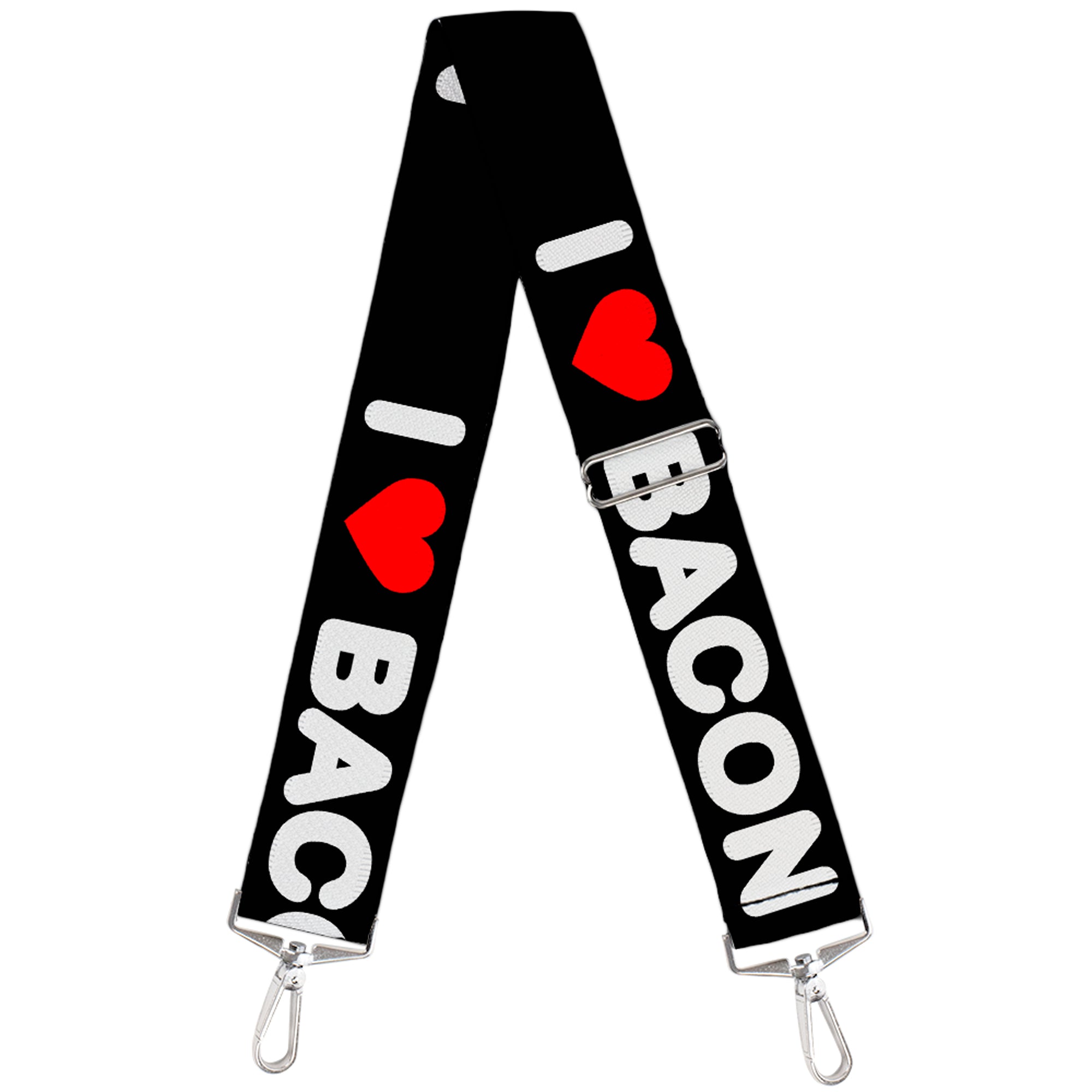 Purse Strap - I HEART BACON Text Purse Straps Buckle-Down   