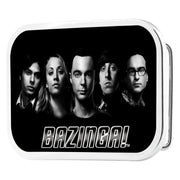 The Big Bang Theory Group/BAZINGA FCG Black/White - Black Rock Star Buckle Belt Buckles The Big Bang Theory