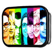 The Big Bang Theory Characters Panels FCG Multi Color - Black Rock Star Buckle Belt Buckles The Big Bang Theory