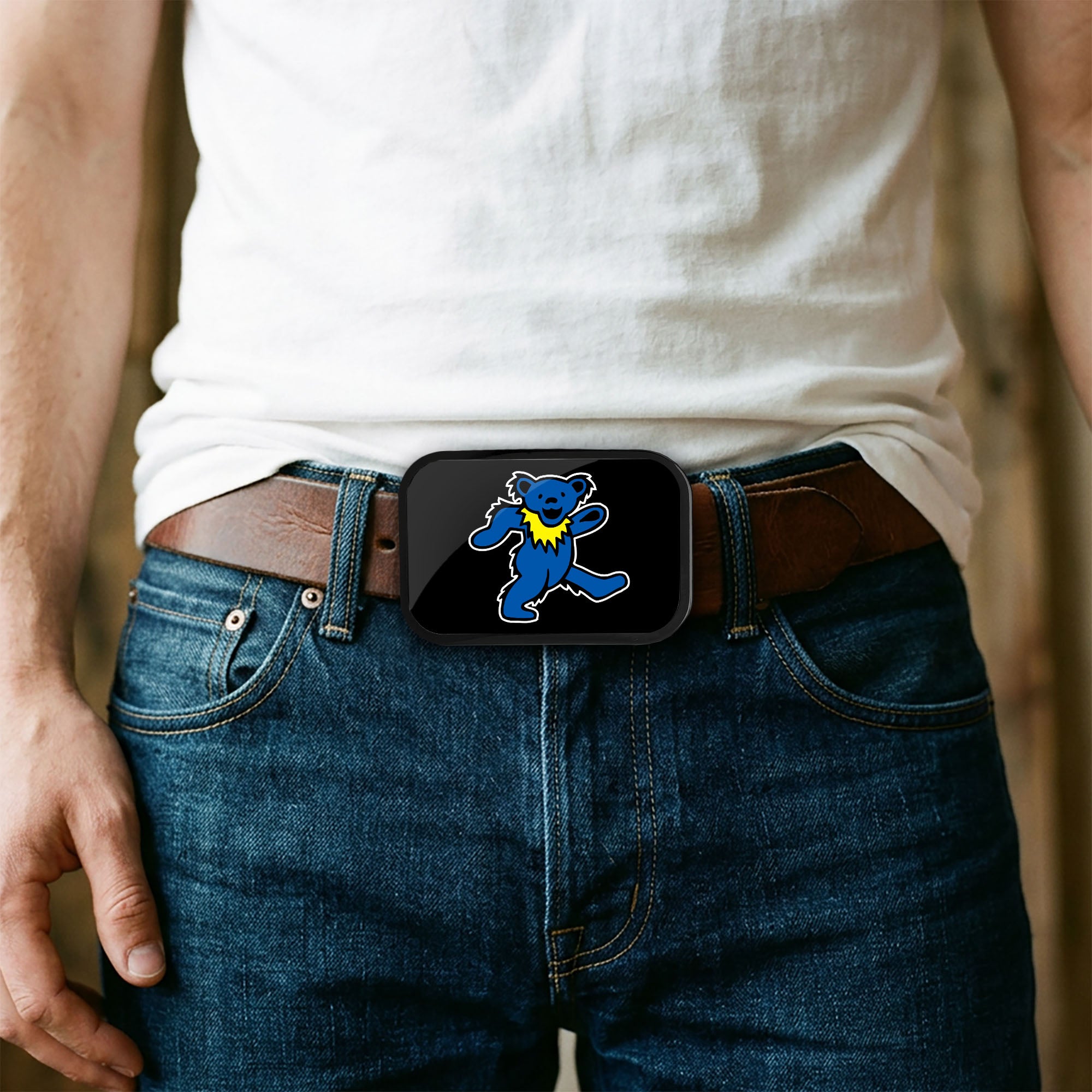 Dancing Bear FCG Black/Blue - Black Rock Star Buckle