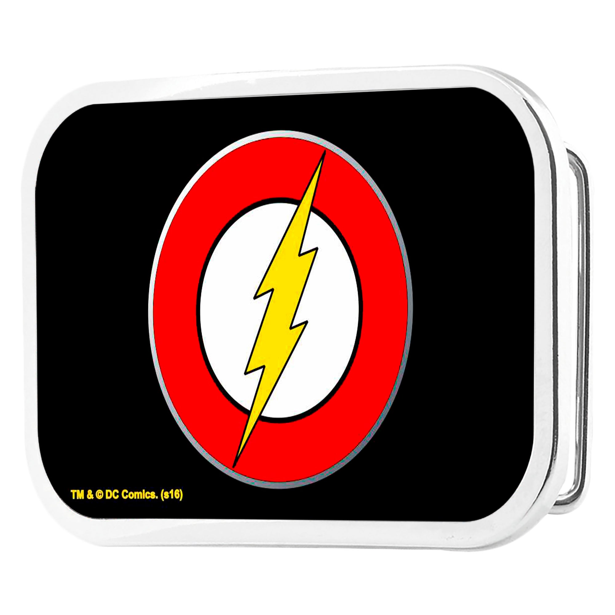 Flash Logo Framed FCG Black - Black Rock Star Buckle
