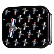 Ford Mustang Repeat Framed FCG Black - Black Rock Star Buckle Belt Buckles Ford