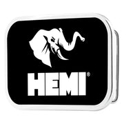 HEMI Elephant Logo FCG Black White - Chrome Rock Star Buckle Belt Buckles Hemi
