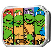 Classic TMNT Face Panels FCG Multi Color - Chrome Rock Star Buckle Belt Buckles Teenage Mutant Ninja Turtles