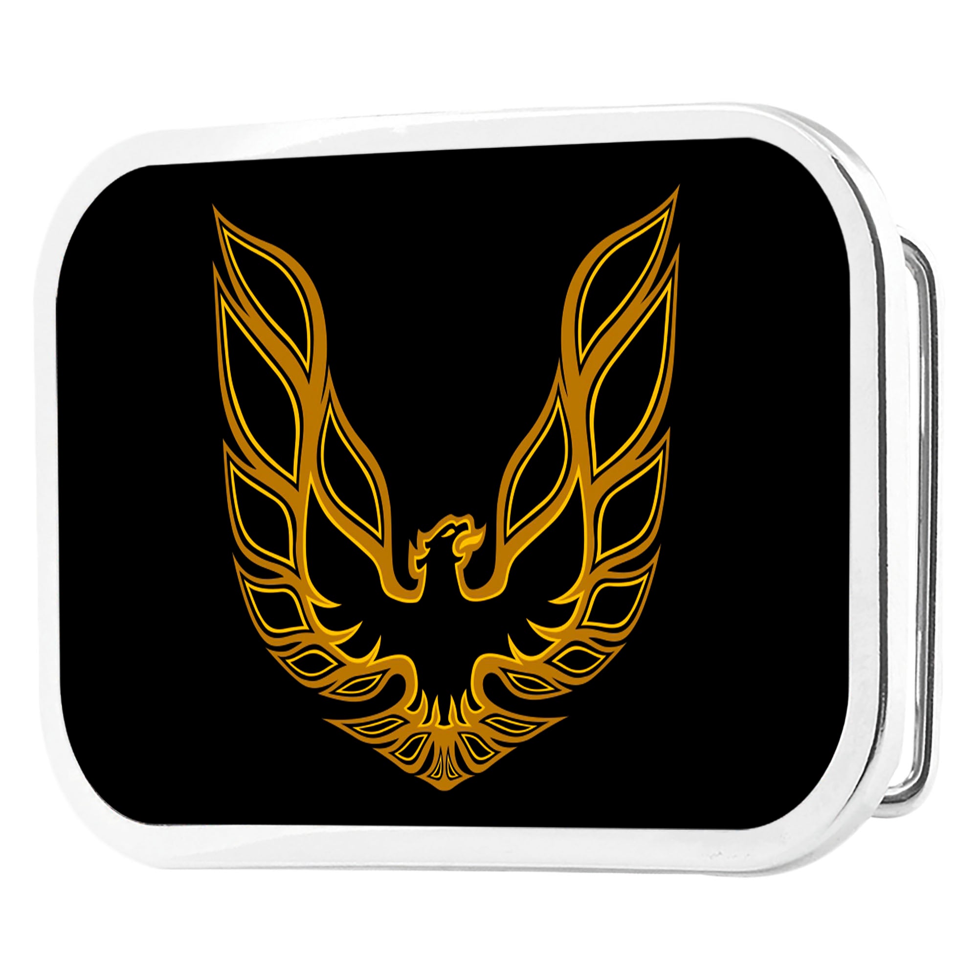 Pontiac Firebird Logo FCG Black Golds - Chrome Rock Star Buckle Belt Buckles GM General Motors
