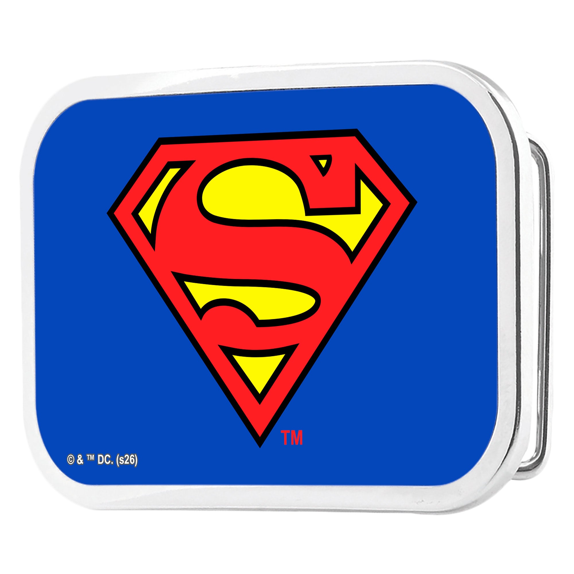 Superman enmarcado FCG azul - Hebilla cromada Rock Star