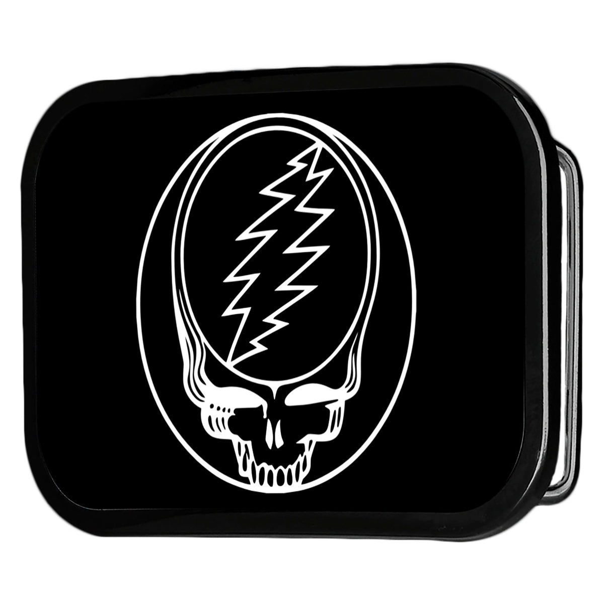 Steal Your Face FCG Black/White - Black Rock Star Buckle Belt Buckles Grateful Dead