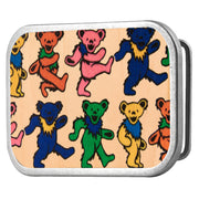 Dancing Bears Random FCWood Natural/Multi Color - Matte Rock Star Buckle Belt Buckles Grateful Dead