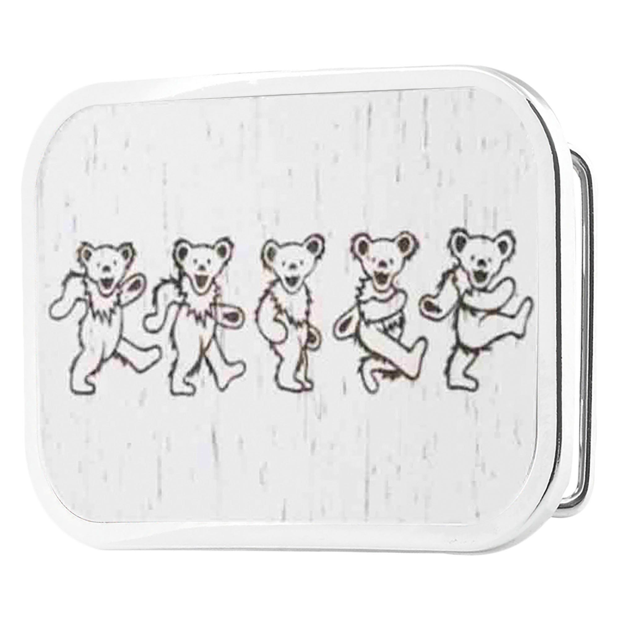 Dancing Bears GW White - Matte Rock Star Buckle