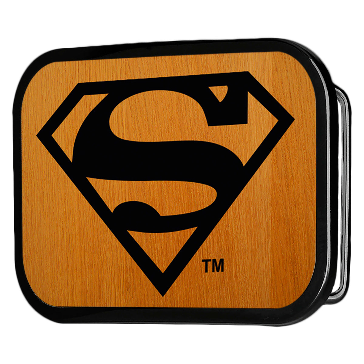 Superman Logo Reversed GW Black - Matte Rock Star Buckle Belt Buckles DC Comics