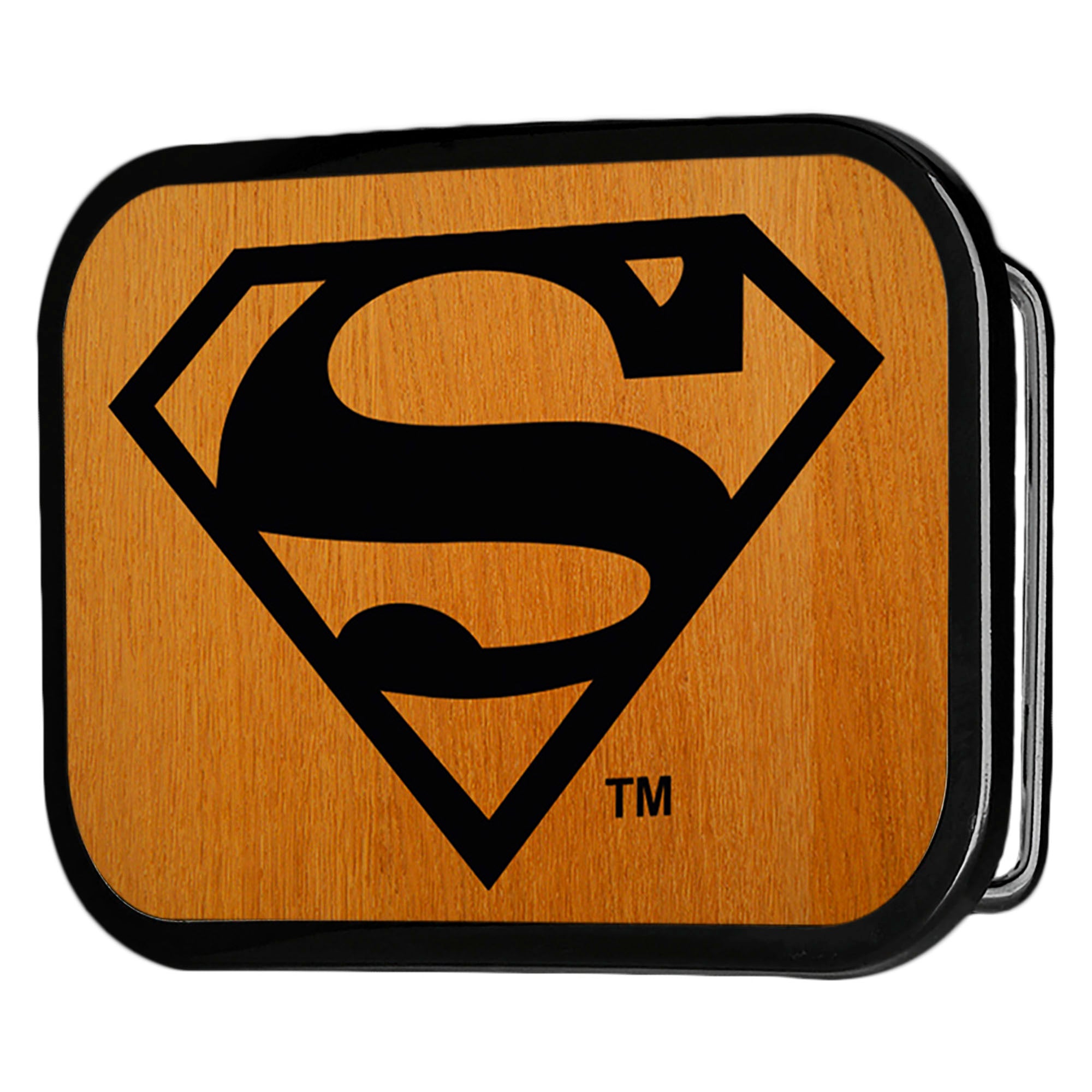 Superman Logo Reversed GW Black - Matte Rock Star Buckle