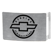 Genuine Chevrolet Rock Star Buckle - Brushed Silver/Black Belt Buckles GM General Motors