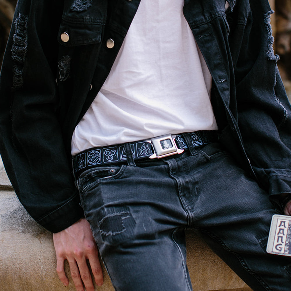 Nickelodeon Avatar Last Airbender Bending Elements Aang Seatbelt Belt Seatbelt Belts Avatar The Last Airbender