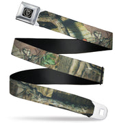 BD Crest Logo Brushed Seatbelt - Mossy Oak Break-Up Infinity Webbing Seatbelt Belts Mossy Oak