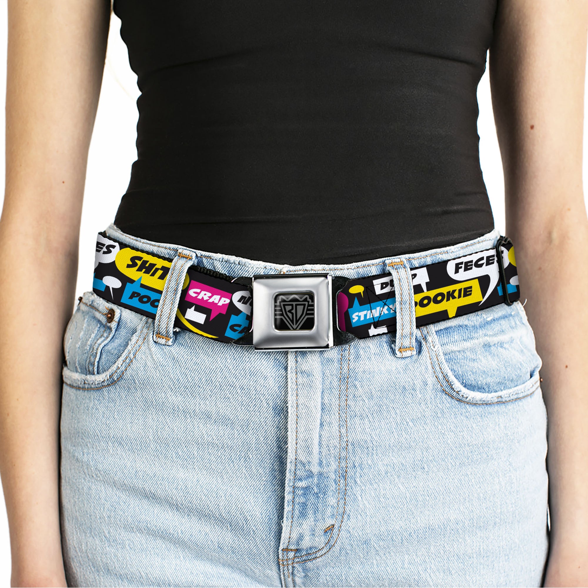 Seatbelt Belt - Crap Bubbles Seatbelt Belts Buckle-Down