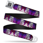 BD Wings Logo CLOSE-UP Full Color Black Silver Seatbelt Belt - Evoke 2 RoboBear Webbing Seatbelt Belts Buckle-Down