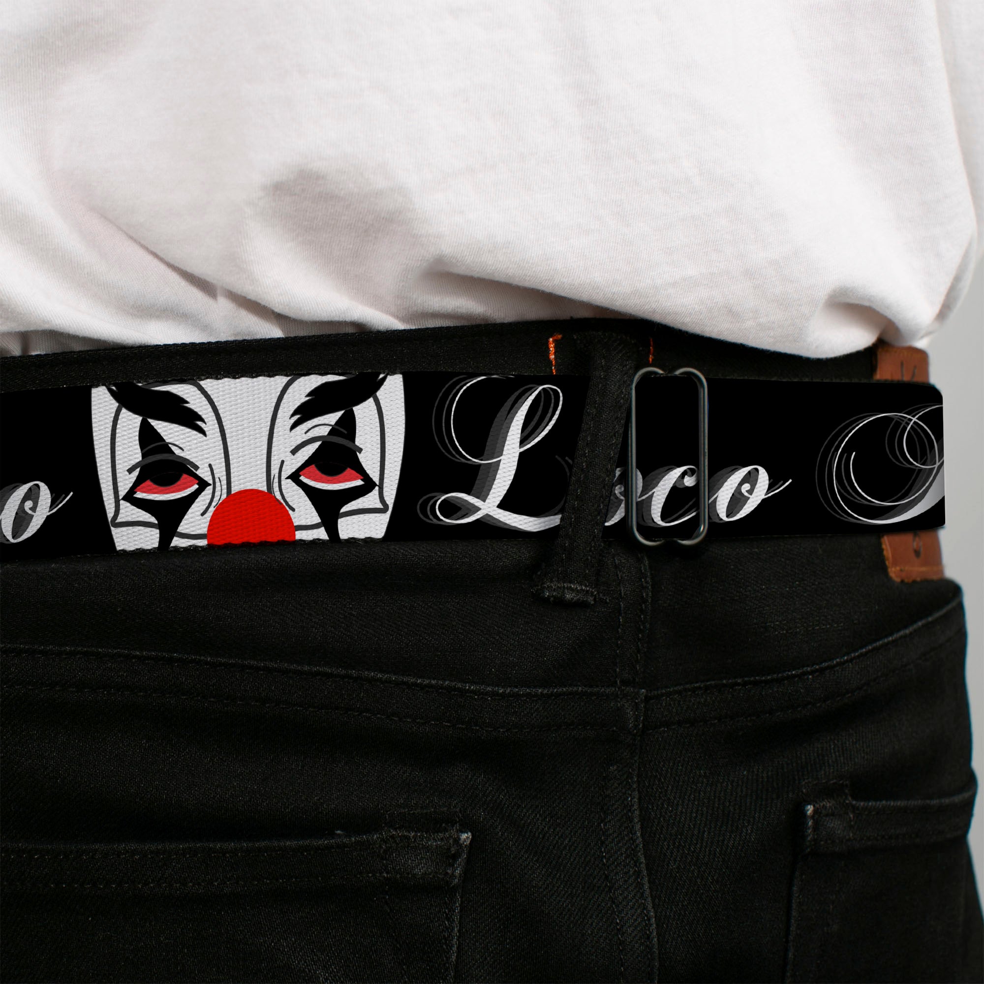 Seatbelt Belt - Loco Pro Clown Seatbelt Belts Buckle-Down