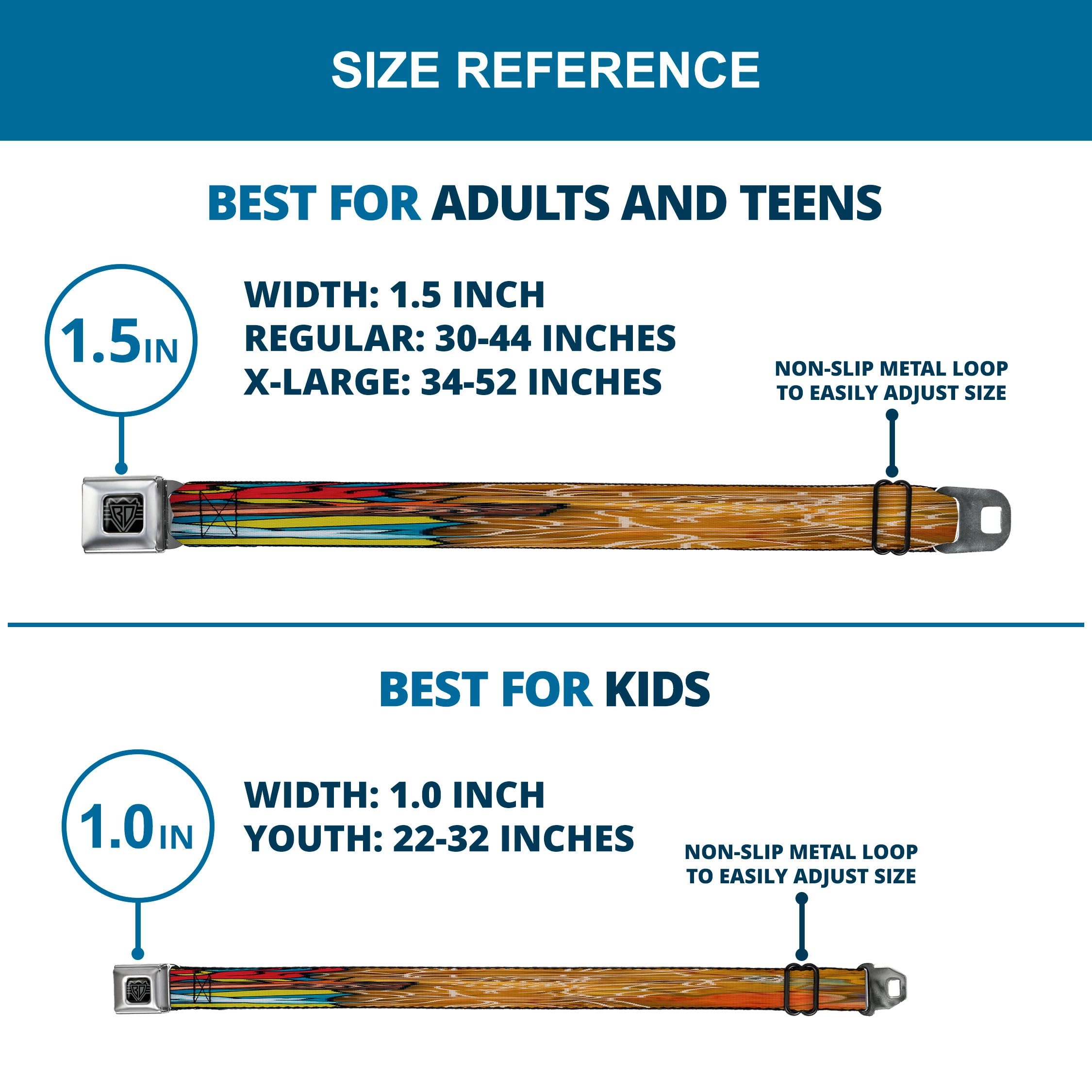 BD Wings Logo CLOSE-UP Full Color Black Silver Seatbelt Belt - TJ-Religious Webbing Seatbelt Belts Tattoo Johnny