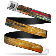 BD Wings Logo CLOSE-UP Full Color Black Silver Seatbelt Belt - TJ-Religious Webbing Seatbelt Belts Tattoo Johnny
